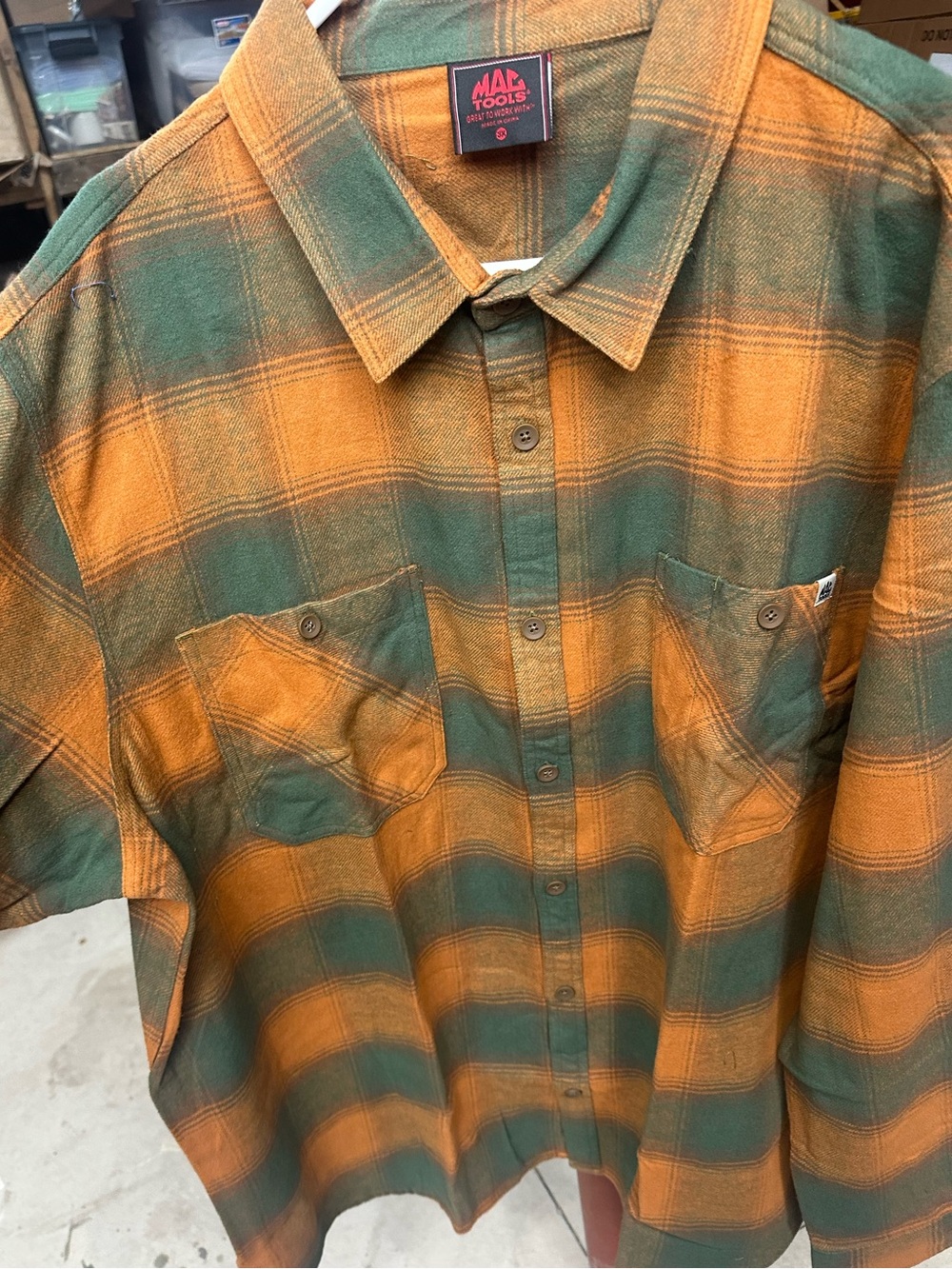 Mac Tools Plaid Flannel